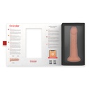 Oninder - Mittlerer Bogot-vibratordildo Mit 9 Geschwindigkeiten NatÜrlich 20 Cm -o- 4.2 Cm - Kostenlose App