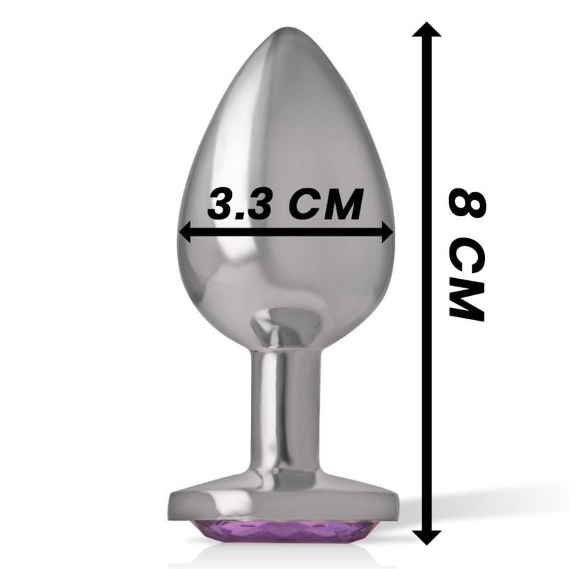 Intense - Anal Plug Metal Violet Size M