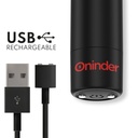 Oninder - Berlin Vibratore Bullet Nero 9 Modalità 8,5 X 2 Cm - App Gratuita