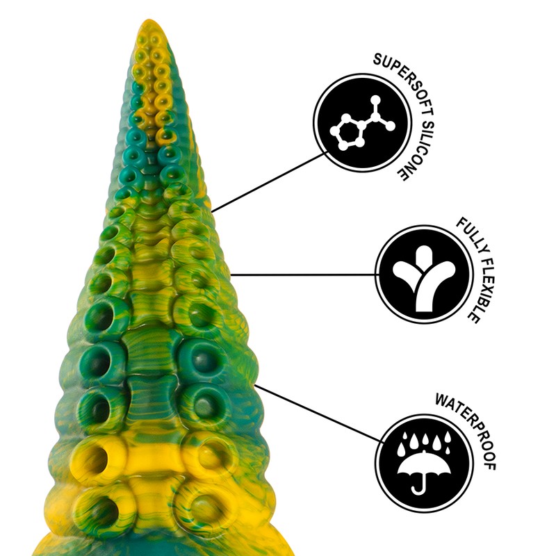 Epic - Dildo Tentacolo Verde Cetus Di Grandi Dimensioni