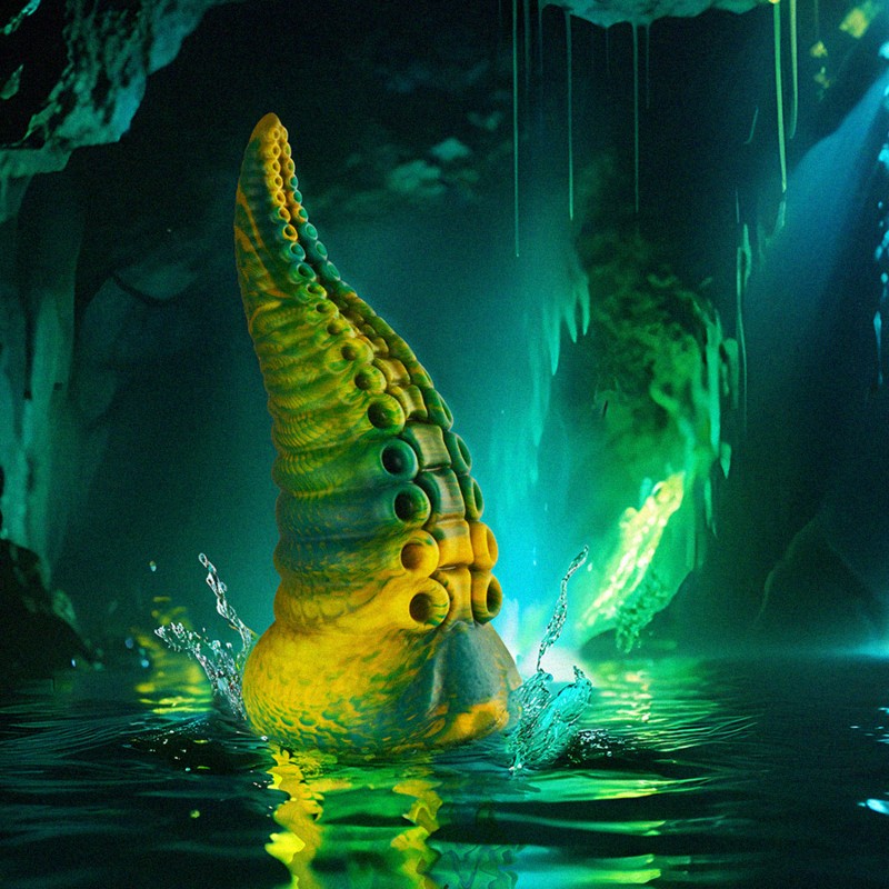 Epic - Dildo Tentacolo Verde Cetus Di Grandi Dimensioni