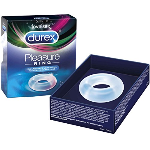 Durex Pleasure Cock Ring Longer, More Intense Pleasure Supports the Erection