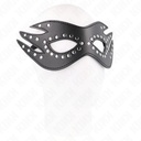 Kink - Maschera in Similpelle Con Rivetti Modello 3 26 X 9,5 Cm