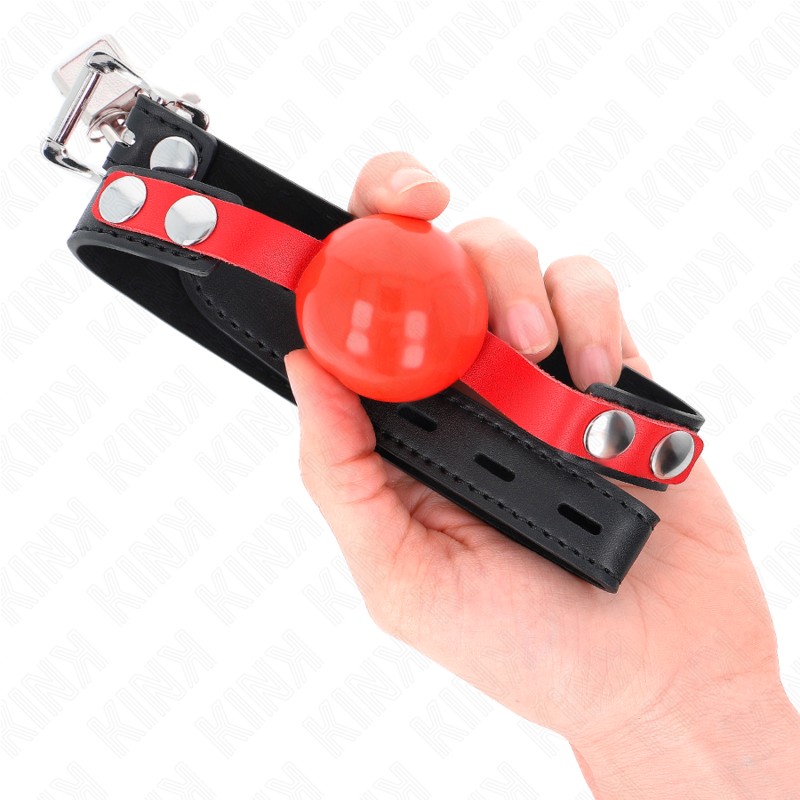 Kink - Palla Morbida in Tpe 4 Cm Modello Gag 4 60 X 2 Cm Regolabile 37-52 Cm