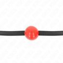Kink - Palla Singola Rossa Gag 4 Cm 65 X 1,5 Cm