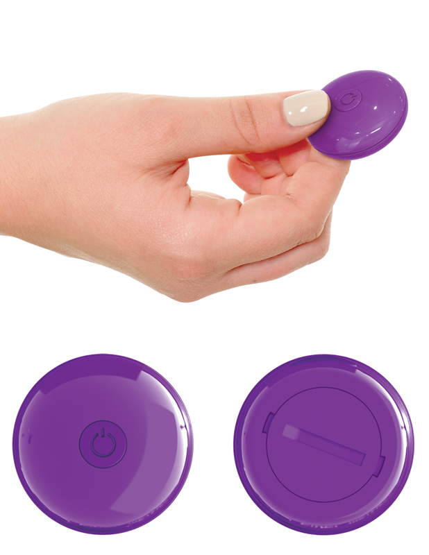 Threesome Rock N' Ride Silicone Vibrator - Purple