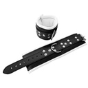 Breite Leder-Halsfessel Mit D-Ringen