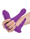 Threesome Rock N' Ride Silicone Vibrator - Purple