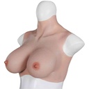 XX-DREAMSTOYS Ultra Realistic H Cup Breast Form X Large - Ivory
