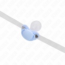 Kink - Bavaglio a Forma Di Ciuccio Azzurro 5.5 X 4 Cm Regolabile 43-60 Cm