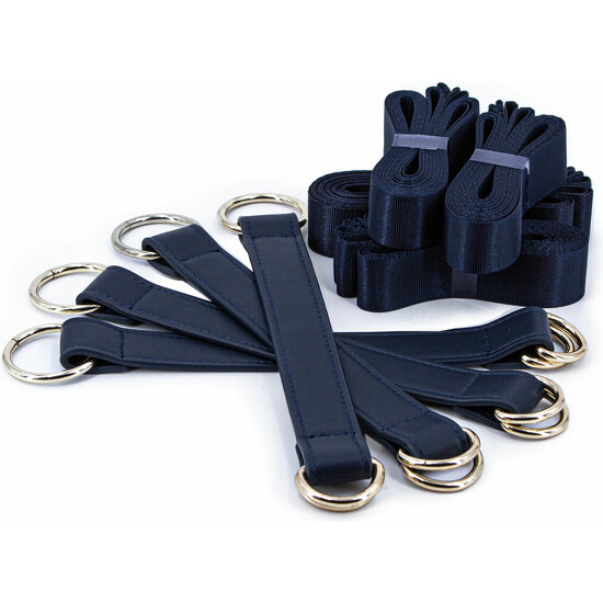 Bondage Couture Tie Down Straps - Blue