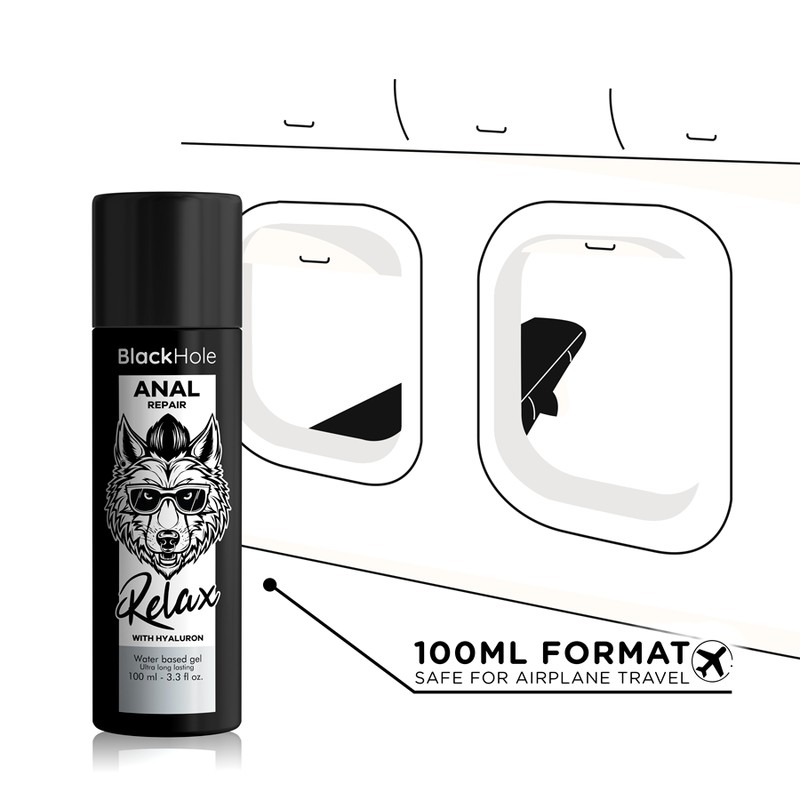 Black Hole Anal Repair Water Based Relax with Hyaluron 100 Ml