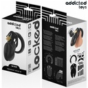 Addicted Toys Locked Obsidian Hold Penis Cage Size M