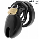Addicted Toys Locked Obsidian Hold Penis Cage Size S
