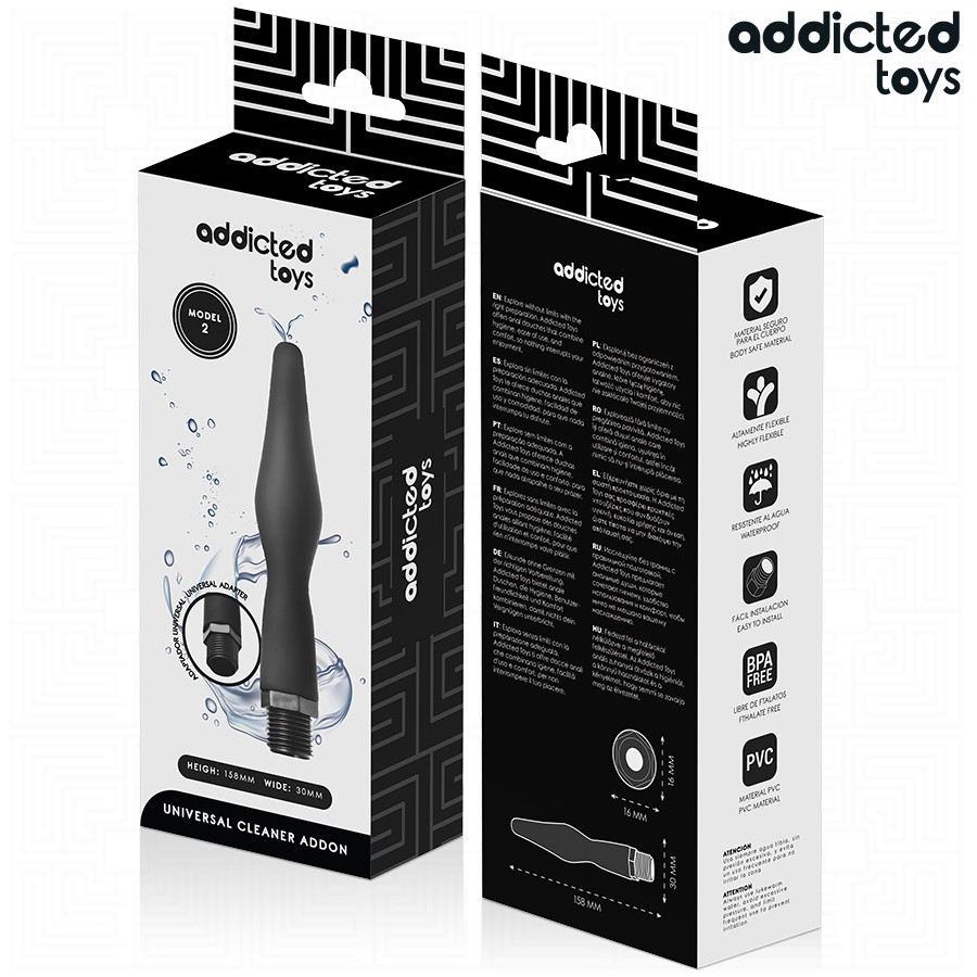 Addicted Toys - Pulitore Anale Con Adattatore Universale Modello 2