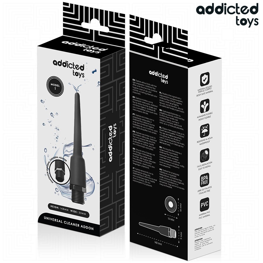 Addicted Toys - Pulitore Anale Con Adattatore Universale Modello 1