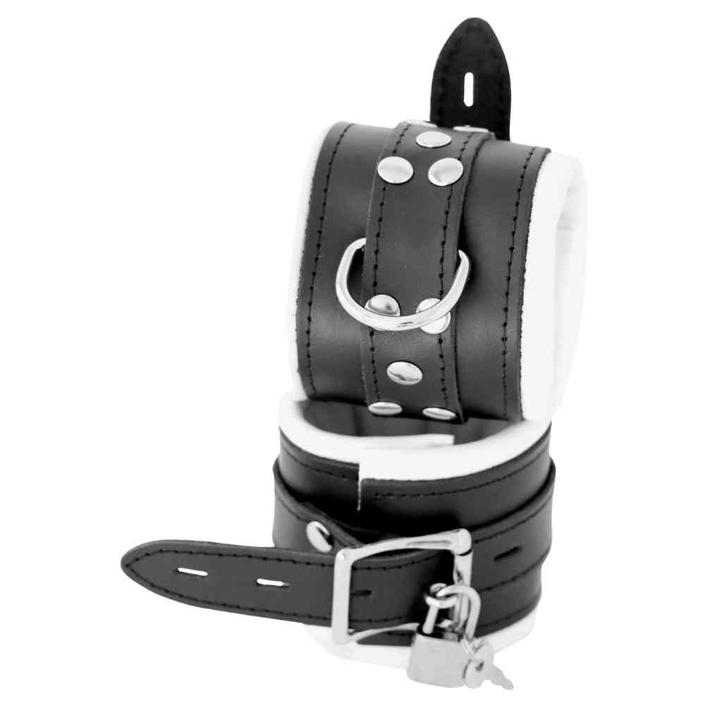 Breite Leder-Handfessel Abschliessbar