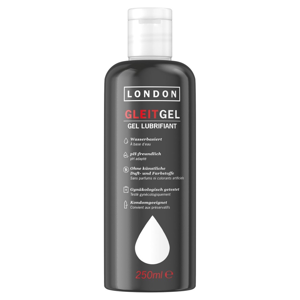 London Gleitgel – 250 ml – Gleitgel auf Wasserbasis