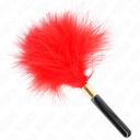 KINK Feder-Tickler – Gold / Rot (18 cm)