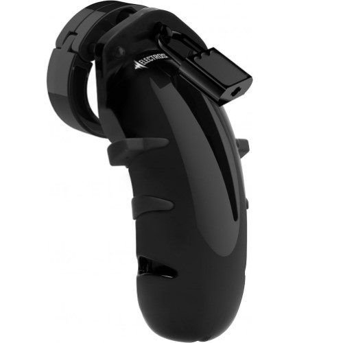 Electroshock E-stim Chastity Device - Black