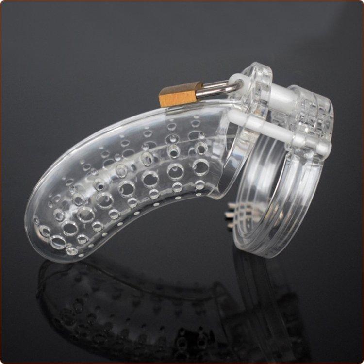 Chastity Cage Perforated 9.5 X 3.5 Cm Transparent