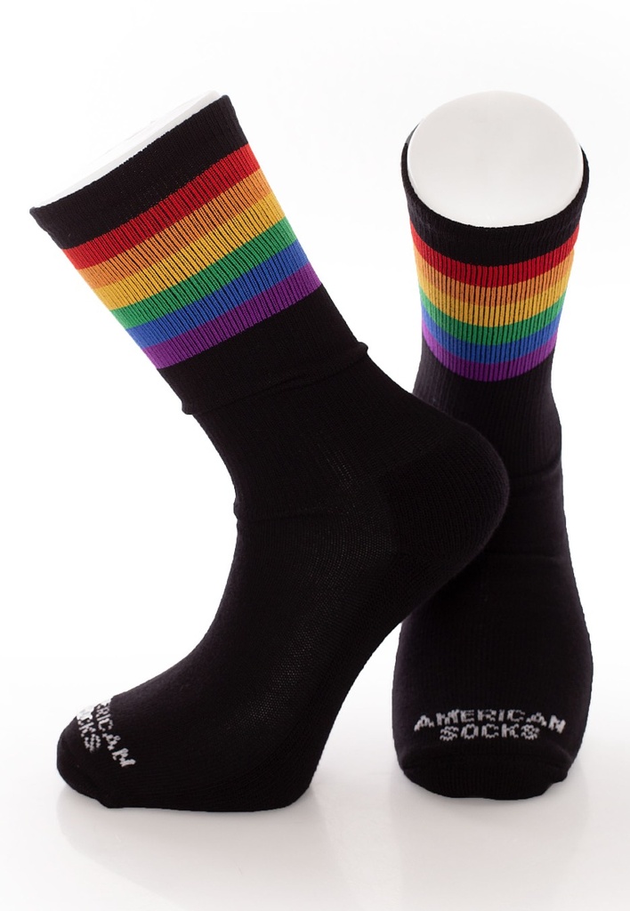 American Socks - Rainbow Pride Black - Socks