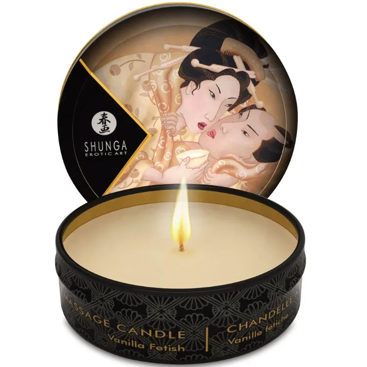 Shunga Mini Caress by Candelight Vanilla Massage Candle 30 Ml