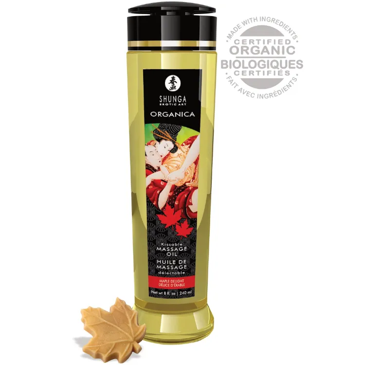 Shunga Organic Kissable Massage Oil