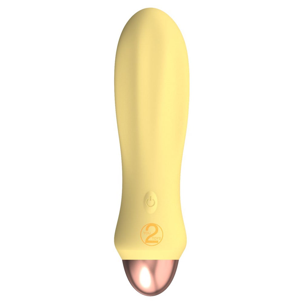 Cuties Silk Touch Rechargeable Mini Vibrator Yellow