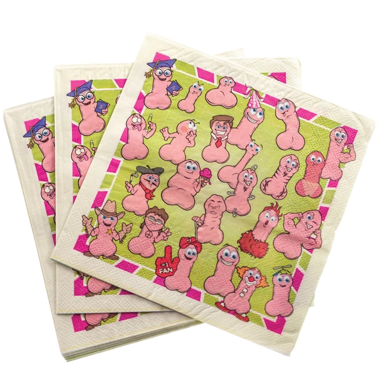 WILD WILLY'S PARTY NAPKINS
