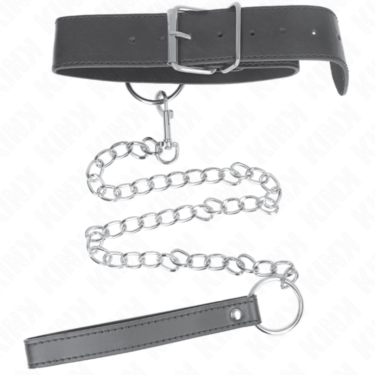 KINK Halsband mit Leine – verstellbar 36–43 cm