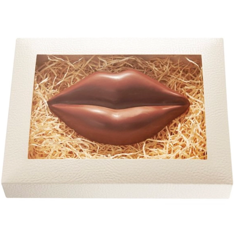 Schokoladen-Kussmund gross / Milchschokolade