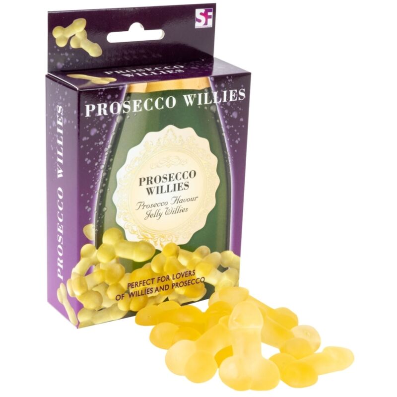 Prosecco Willies Penis Shape Gummies Champagne Flavor