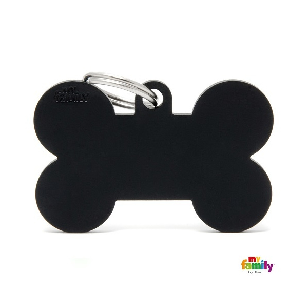 My Family Basic Bone Pet Tag X-Large | for Dogs/Cats