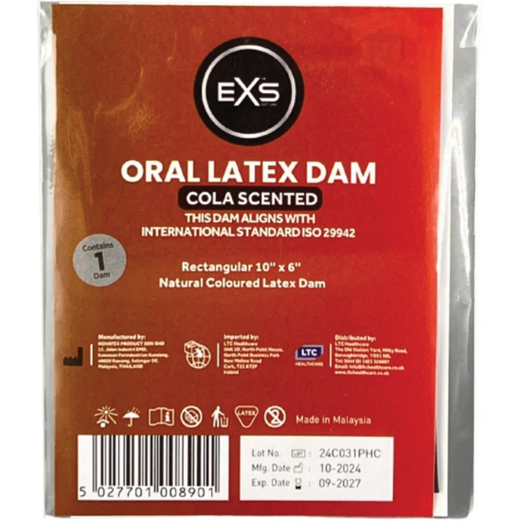 EXS Scented Latex Dams Cola