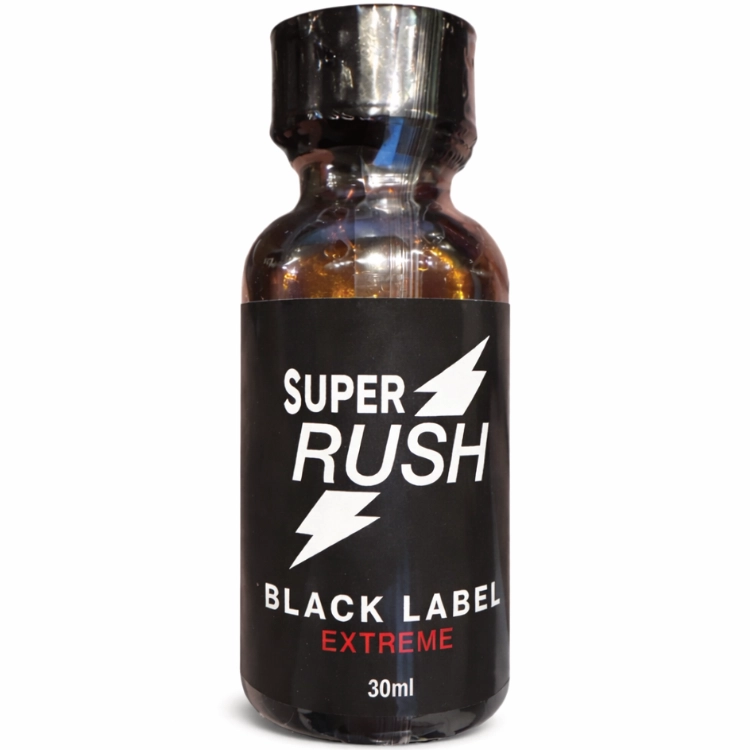 Poppers SUPER RUSH Black Label Extreme 30 ml