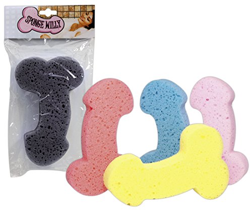 Penis-Schwamm – Origineller Badeschwamm in Penisform (pink)