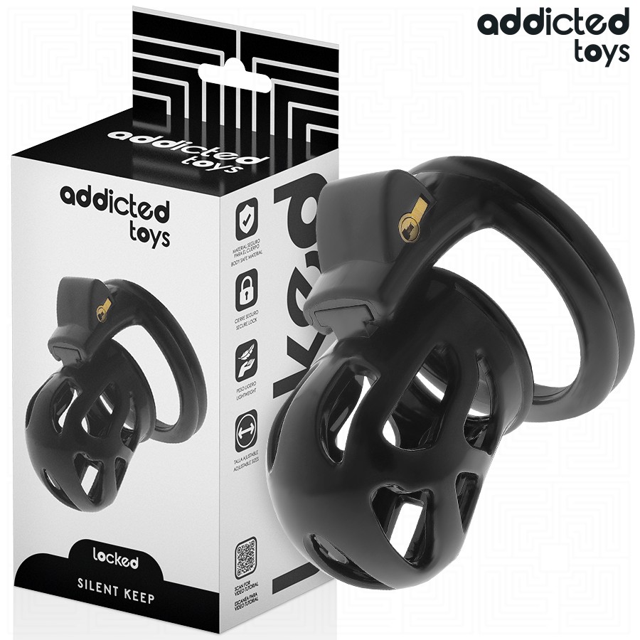 Addicted Toys Locked Silent Keep Penis Cage 7.5 Cm