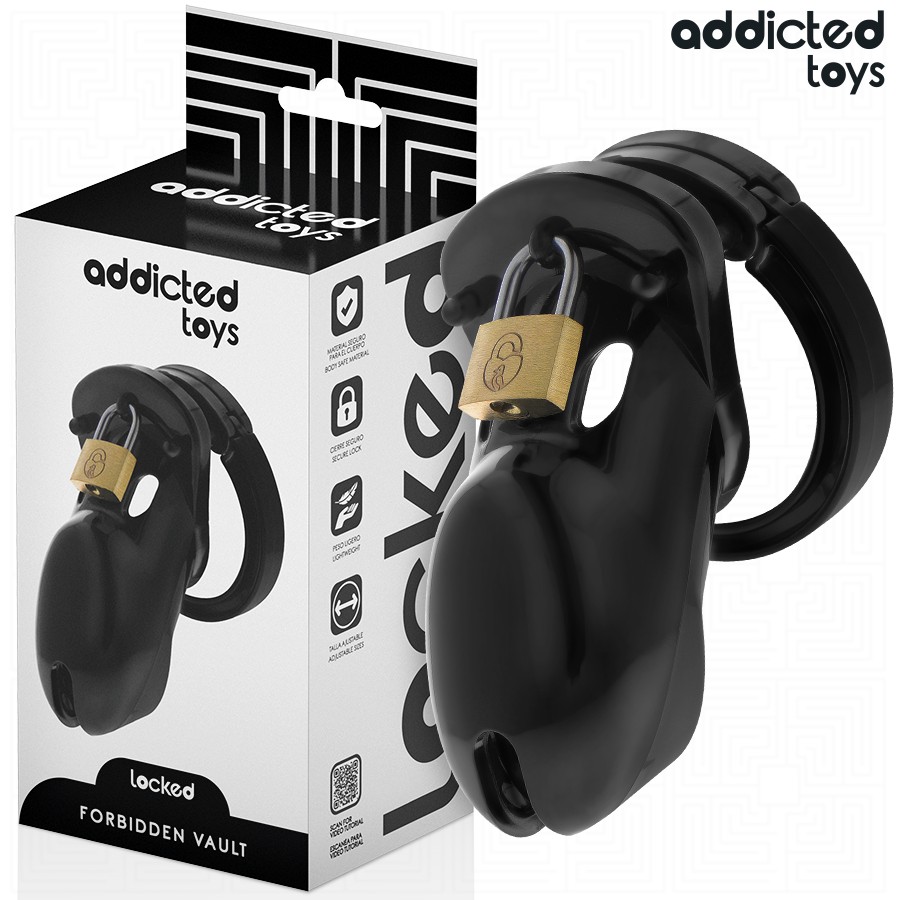 Addicted Toys Locked Forbidden Vault Penis Cage 10 Cm