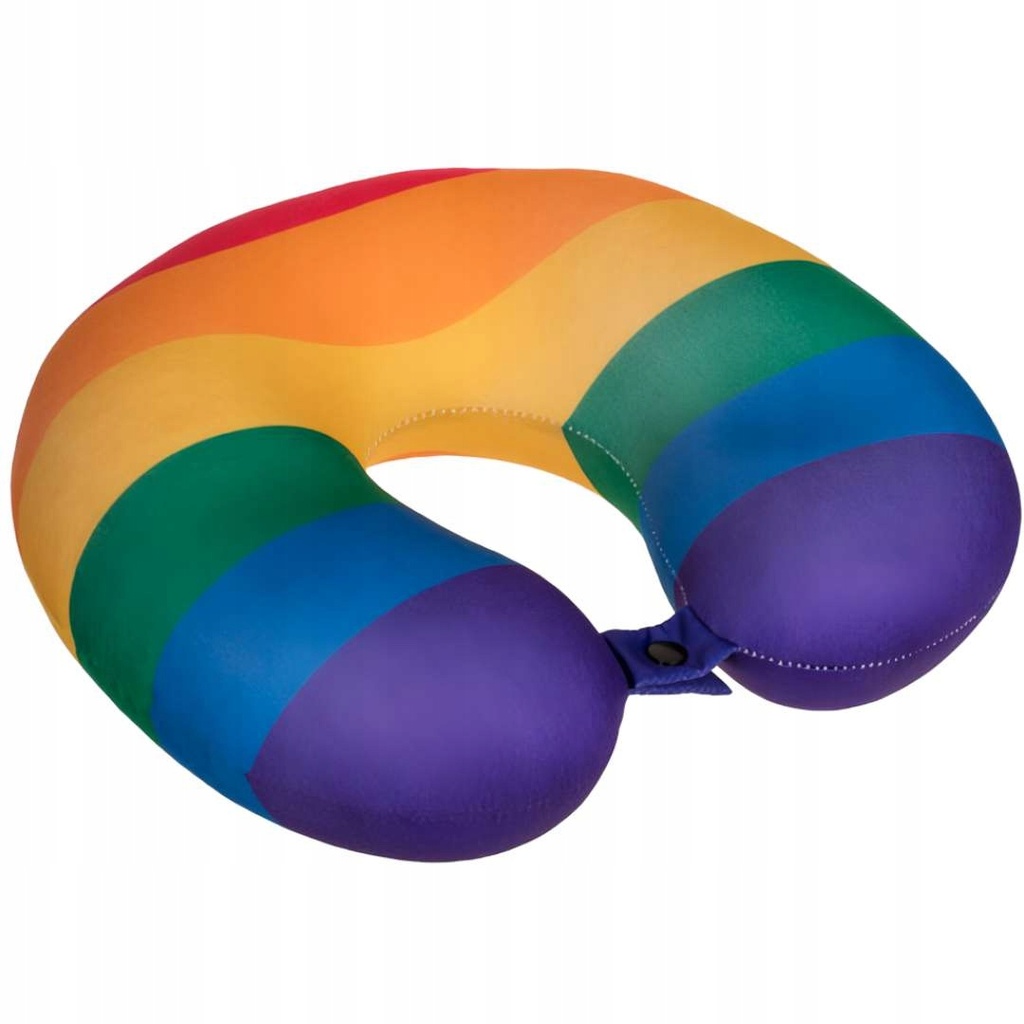 Poduszka Zagłówek Tęcza Kolorowa Rainbow Pod Kark