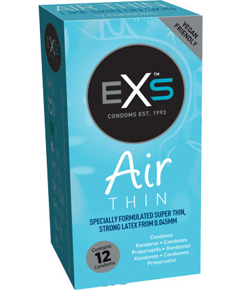 EXS Air Thin Latex Condoms (12 Pack)