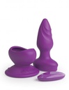 Threesome Wall Banger Plug - Purple