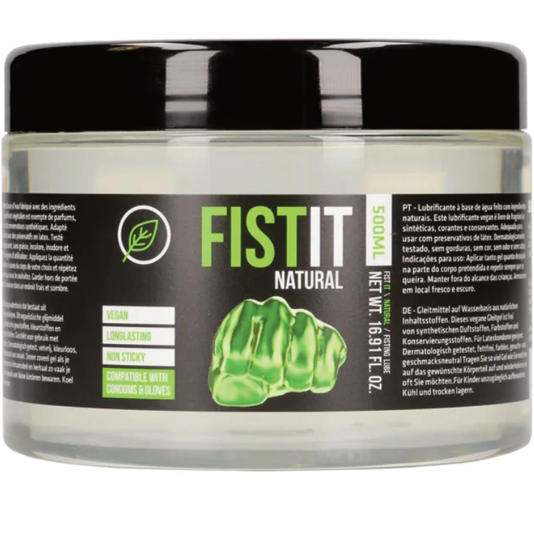 FistIt Natural Water Based Lubricant – Veganes Gleitgel auf Wasserbasis