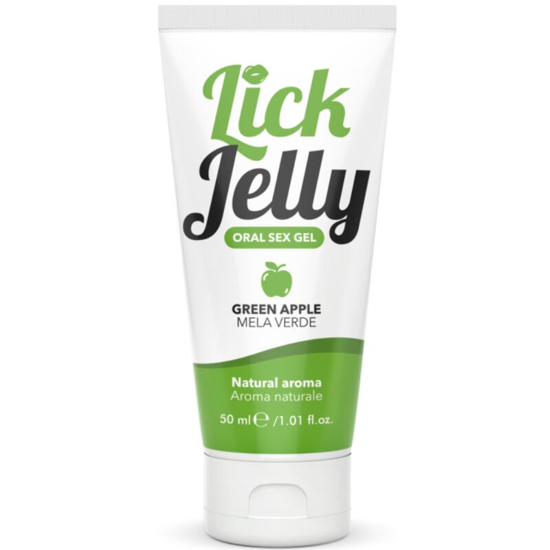 Lick Jelly Green Apple – Essbares Gleitgel mit grünem Apfelgeschmack 50 ml