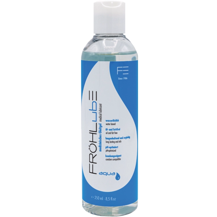 FRÖHLE FRÖHLubE aqua 250 ml – Medizinisches Gleitgel auf Wasserbasis