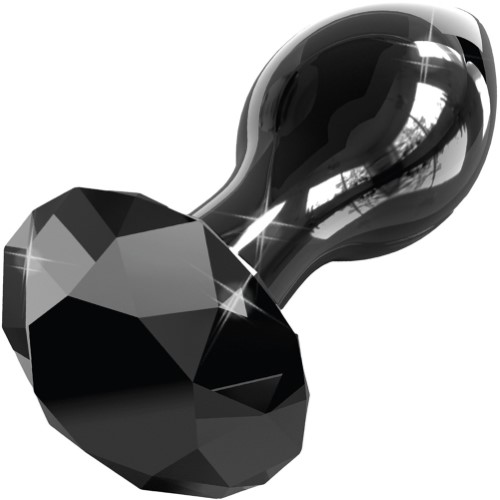 Icicles No 78 Glass Butt Plug 3.5 Inch - Black