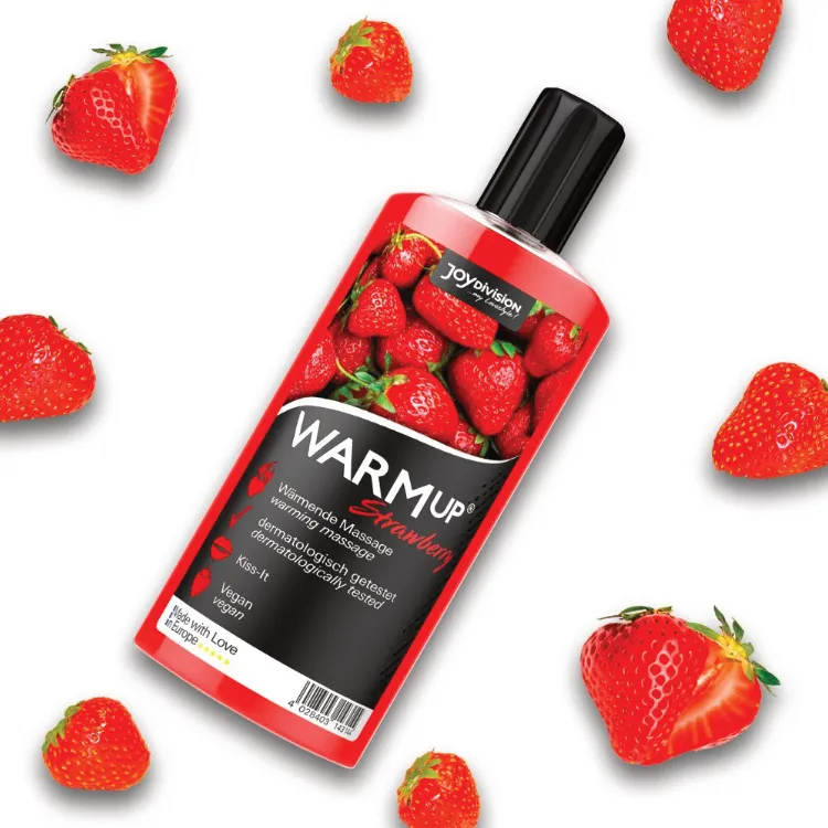Joydivision WARMup Flavoured Massage Oil 150 Ml - Red