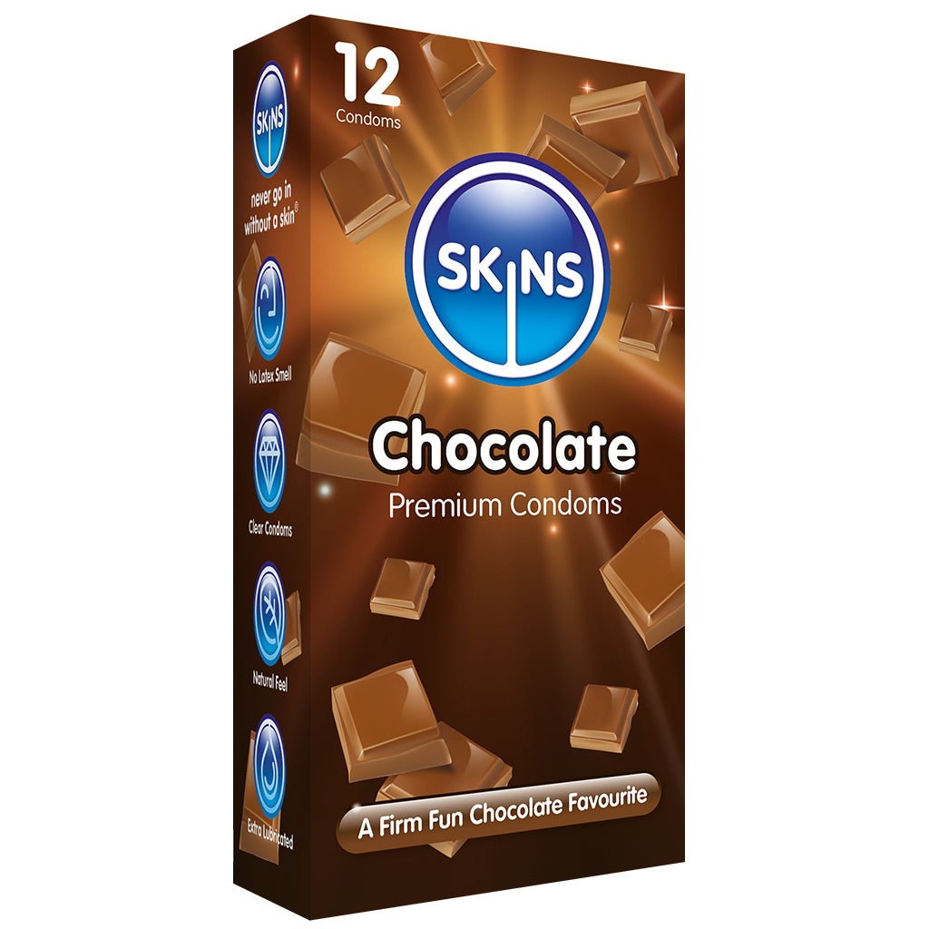 Skins Chocolate Condoms - 8 Pack