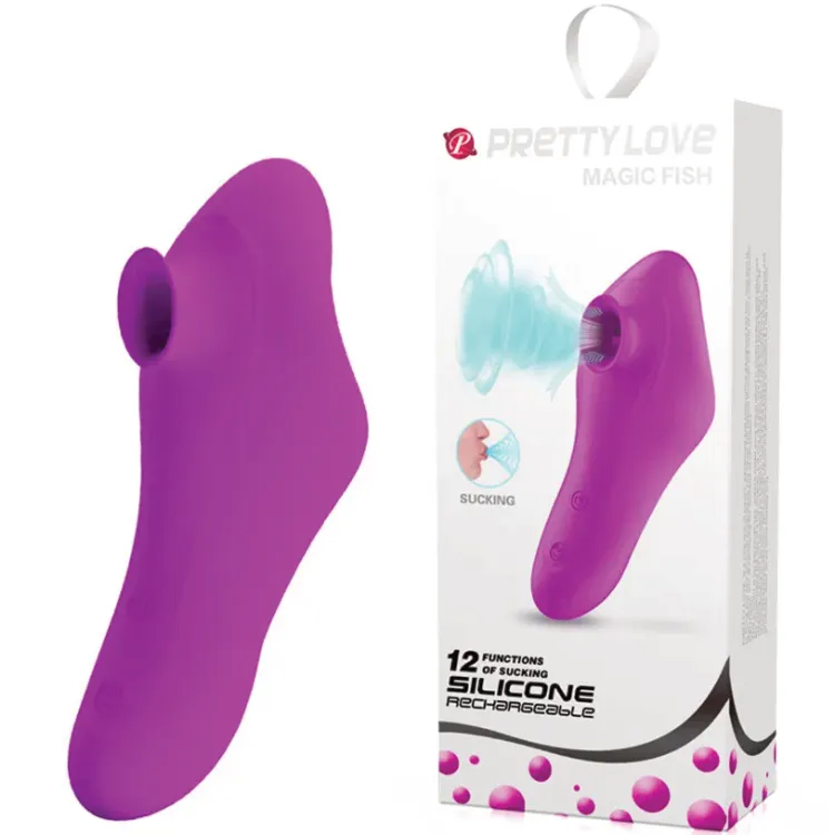Pretty Love – Magic Fish – Wiederaufladbares Saug- & Vibrationsgerät