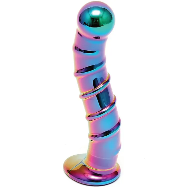 Sensual Multi Coloured Glass Nikita Dildo – Glasdildo